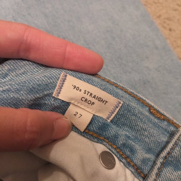 Madewell The '90s Straight Crop Jean - Picture 5 of 7